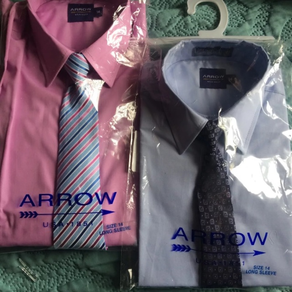 2 BNWT Boys Shirt and Tie
